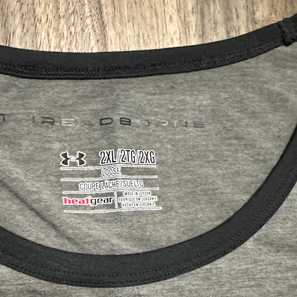 Under Armour Men's Charcoal Tank Top - Picture 2 of 7